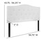 Flash Furniture Full Cambridge, Headboard, White Fabric HG-HB1708-F-W-GG - alternate 10
